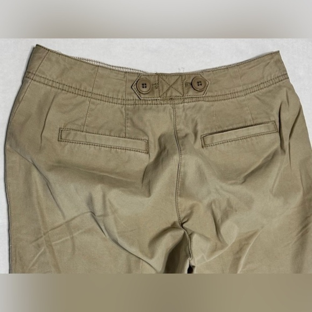 J. Jill Cotton Pants Khaki Stone Womens Size 2 casual bigger buttons‎ - Picture 11 of 14